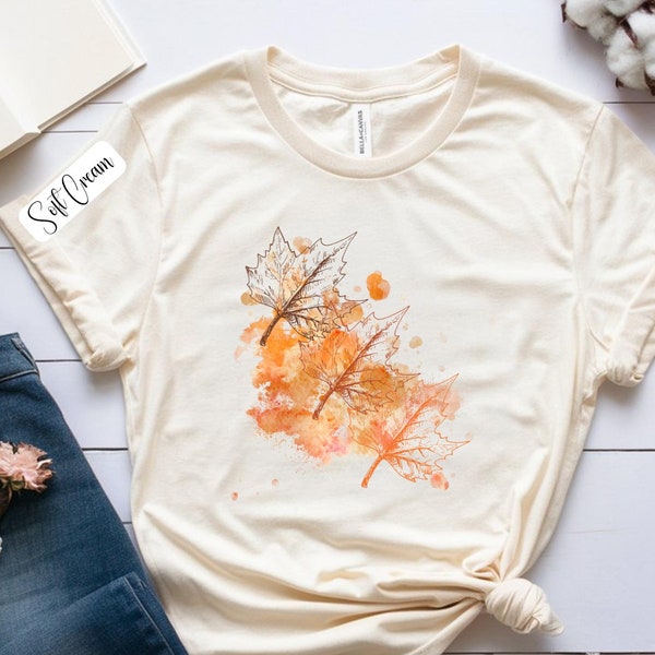 Leaf Motif C T-Shirt