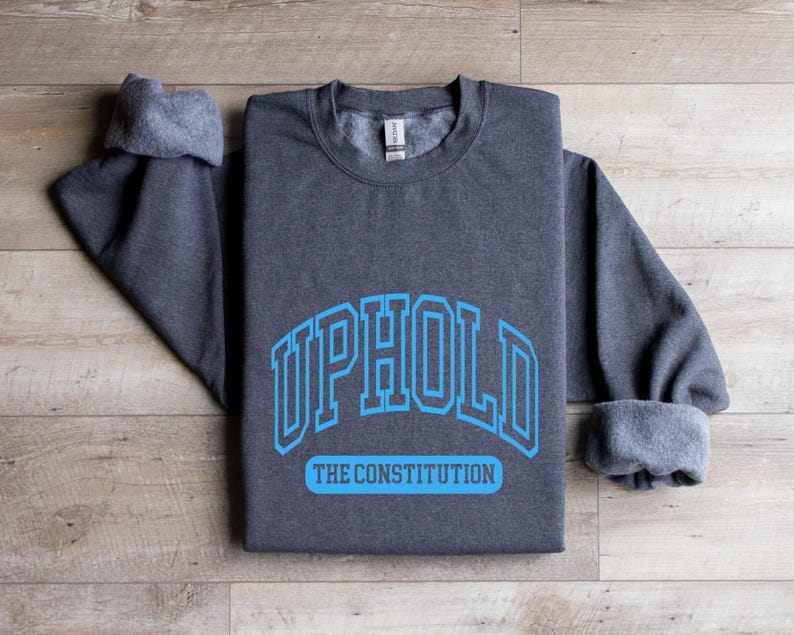Uphold The Constitution Sweatshirt Patriotic American Pride Shirt America Democracy Crewneck image 8