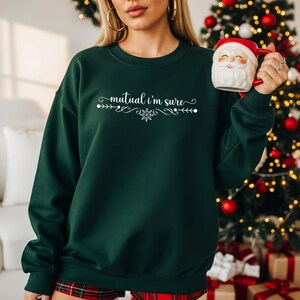 Camiseta Mutual I'm Sure Blanca Regalo para Amantes del Cine Navideño Sudadera Minimalista Navideña imagen 11