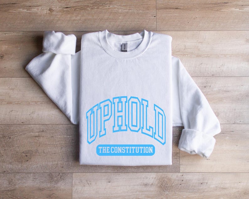 Uphold The Constitution Sweatshirt Patriotic American Pride Shirt America Democracy Crewneck image 6