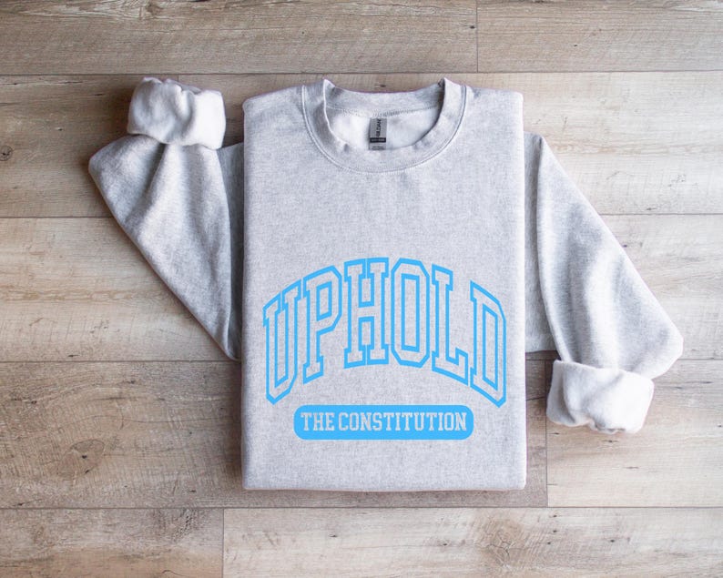 Uphold The Constitution Sweatshirt Patriotic American Pride Shirt America Democracy Crewneck image 5
