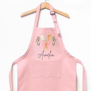 Personalized Kids Apron, Customized Kids Apron, Toddler Apron, Kids Apron, Printed Apron, Little Baker Apron, Baking Apron, Custom Apron
