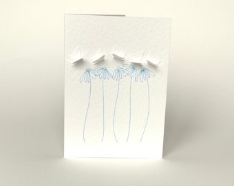 Daisies and Butterflies greeting card