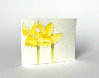 Daffodil overlap card