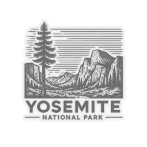 Yosemite National Park Kiss-Cut Stickers | Water Bottle Sticker | Nature Lover Gift | Laptop Decals