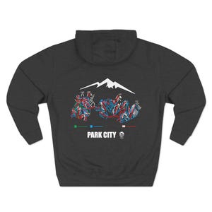 Park City Berg dunkel Hoodie | Ski-Sweatshirt | Trendy Ski | Park City Utah | Winter Hoodie