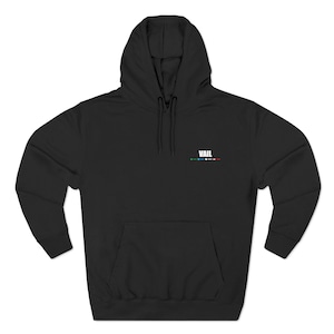 Vail Mountain Kapuzenpullover | Uni-Sex Ski-Karte Fleece Hoodie | Winter Ski Bekleidung | Bergresort Geschenk | Snowboard Pullover