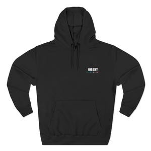 Big Sky Mountain Hoodie Dark | Montana Hoodie | Big Sky Country | Montana gift