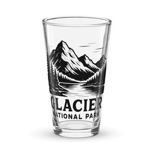 Glaceer National Park Pint Glas: Vintage Montana Shaker Becher
