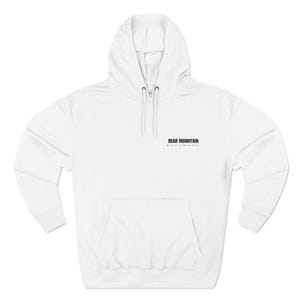 Sudadera con capucha Bear Mountain / Suéter unisex con mapa de estación de esquí / Suéter de esquí de invierno / Regalo con ambiente de montaña / Ropa acogedora de invierno