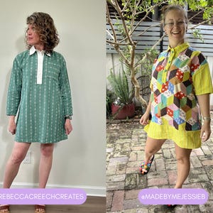 Canterbury Polo Top PDF Intermediate Sewing Pattern: Size-Inclusive Genderless Top (Digital Download) image 8
