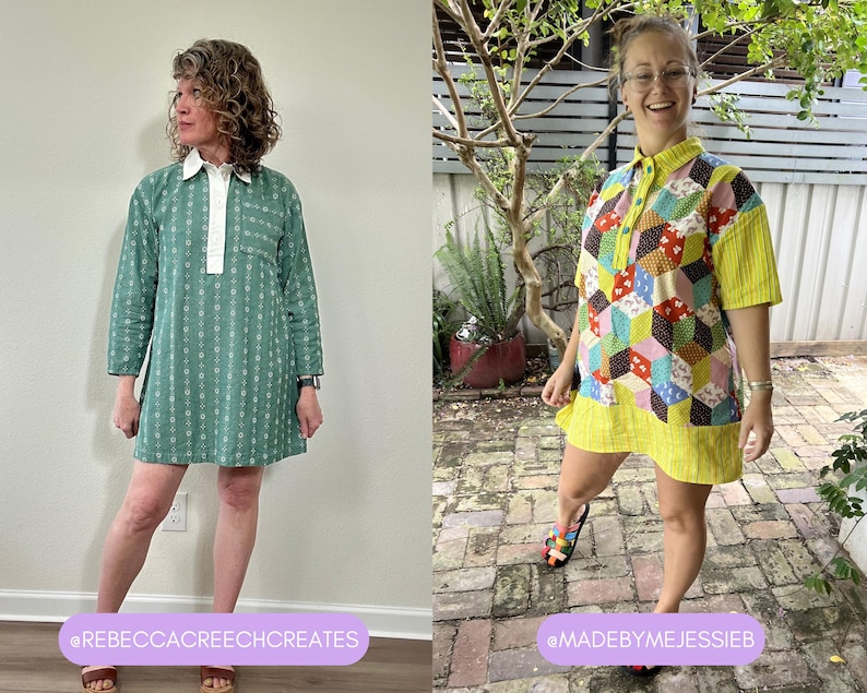 Canterbury Polo Top PDF Intermediate Sewing Pattern: Size-Inclusive Genderless Top (Digital Download) image 8