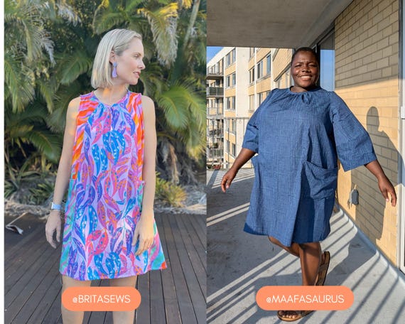 Day Shift Dress PDF Beginner Sewing Pattern: A-line With Pockets Size Inclusive (digital Download) - Etsy Day Shift Dress PDF Beginner Sewing Pattern: A-line With Pockets Size Inclusive (digital Download) - Etsy