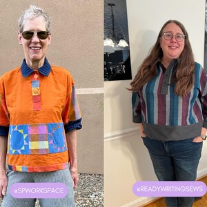 Canterbury Polo Top PDF Intermediate Sewing Pattern: Size-Inclusive Genderless Top (Digital Download) image 10