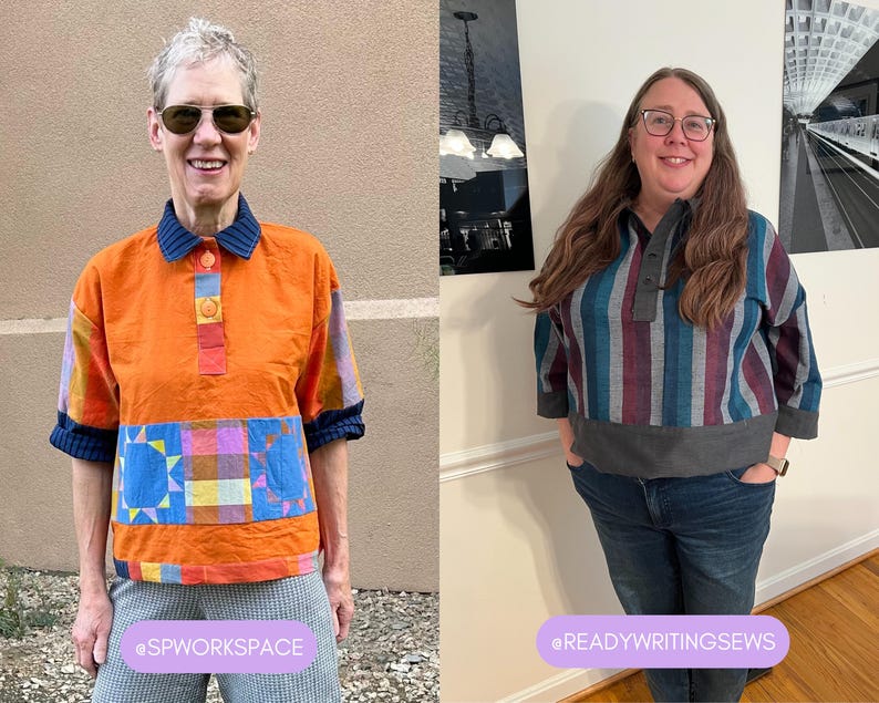 Canterbury Polo Top PDF Intermediate Sewing Pattern: Size-Inclusive Genderless Top (Digital Download) image 10