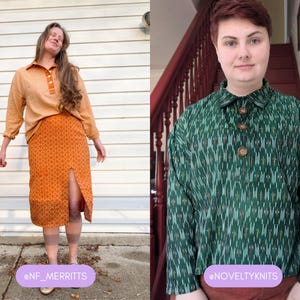 Canterbury Polo Top PDF Intermediate Sewing Pattern: Size-Inclusive Genderless Top (Digital Download) image 7