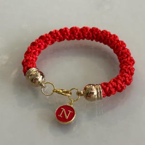 GOOO Big Red Go Big Red - Nebraska Bracelet - Handcrafted with Love