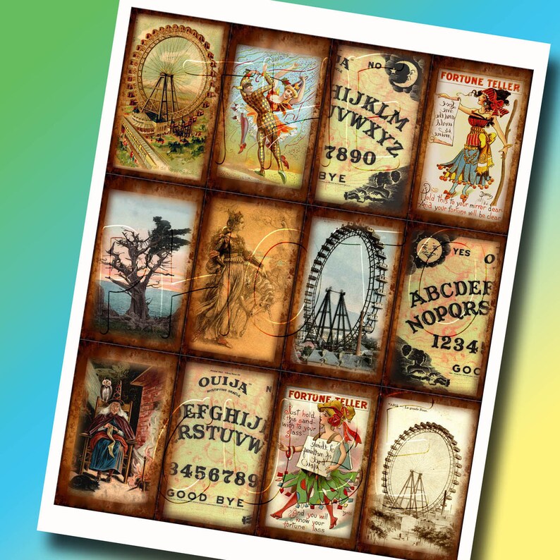 Fortune Teller Ouija Board Ferris Wheel PriMiTiVe Vintage