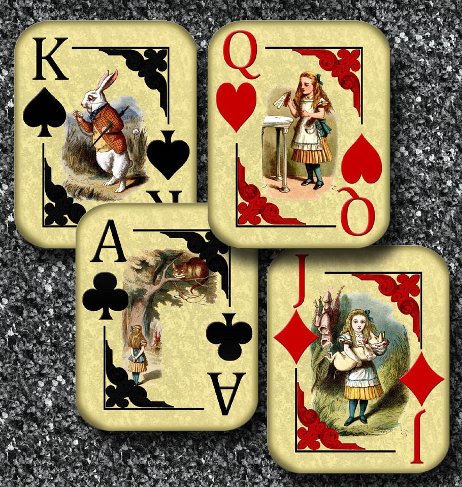 King Queen and Jack of Hearts Playing Cards Cross Stitch -  Israel