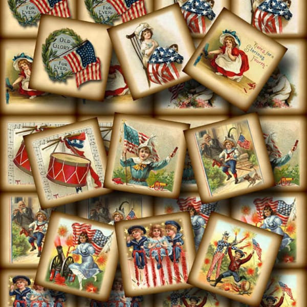 Americana Art - Etsy