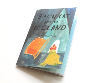 Birken Cat Goes to ... Iceland | Illustrated Zine | Faye Moorhouse