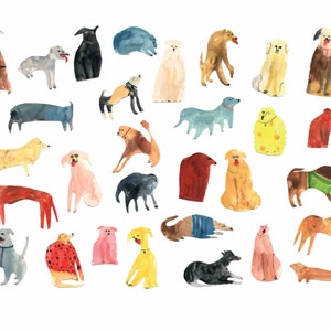 Giclee Art Print || Some Dogs || FAYE MOORHOUSE