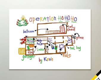 Kevin McCallister's Operation Ho Ho Ho Poster Print