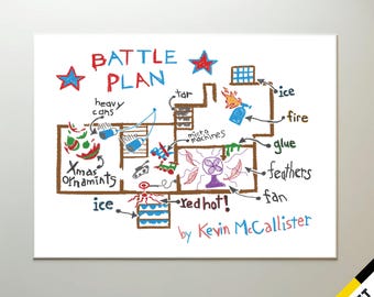 Kevin McCallister's Battle Plan Poster Print