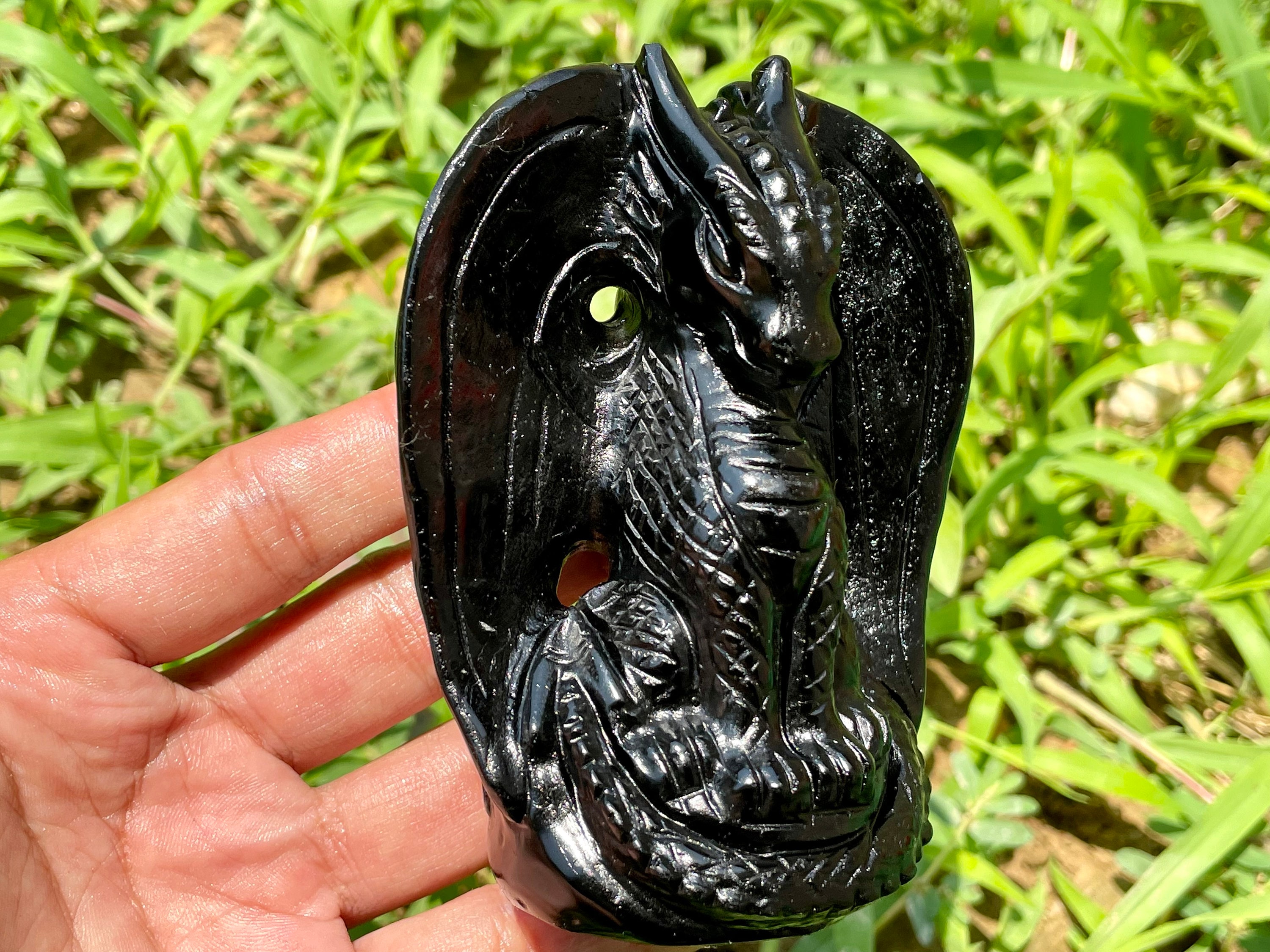 Obsidian statue - Etsy 日本