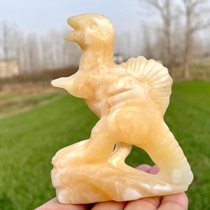 3.9&#39;&#39;Teschio di dinosauro in pietra geode naturale, teschio di Macrospinosaurus in cristallo di quarzo, teschio intagliato a mano, teschio di cristallo, regali per la decorazione della casa/pz