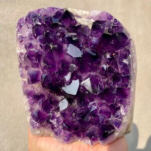 4.96&quot; Natural amethyst geode,Crystal geode,Amethyst cluster,Home decoration,Crystal specimen,Crystal gift,Crystal healing R510