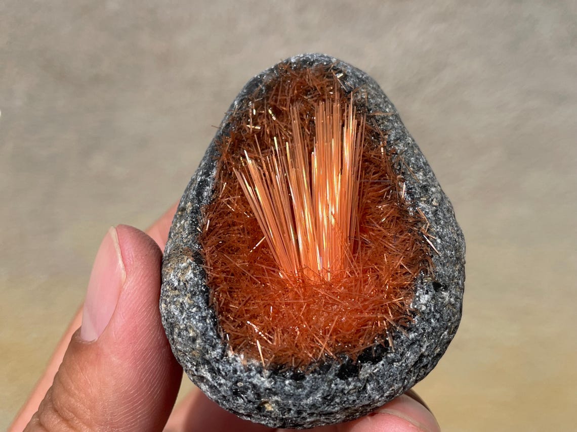 Meteorite Specimen: Quartz Crystal, Goethite & Copper Ore Cluster - Etsy