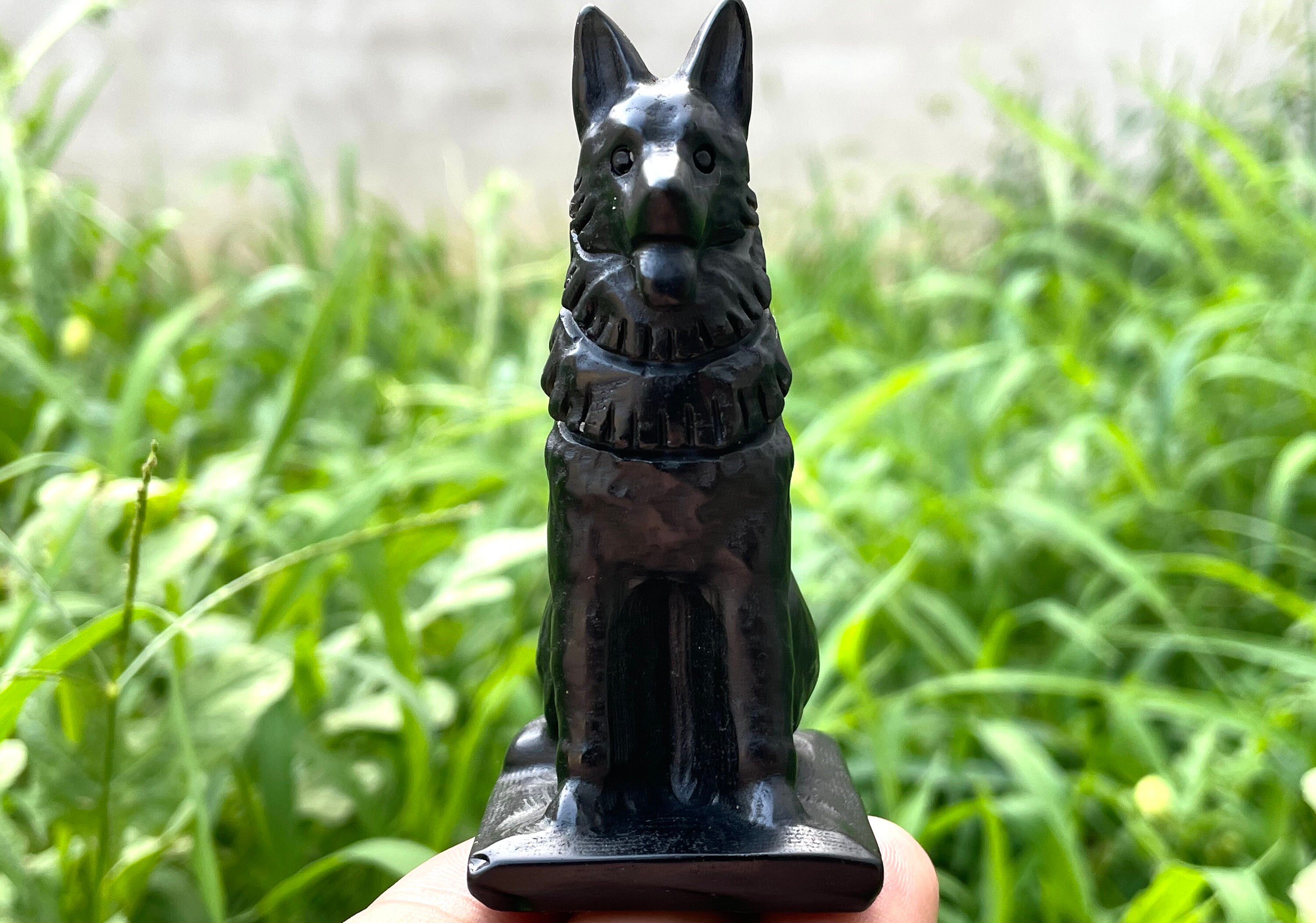 Obsidian Dog - Etsy
