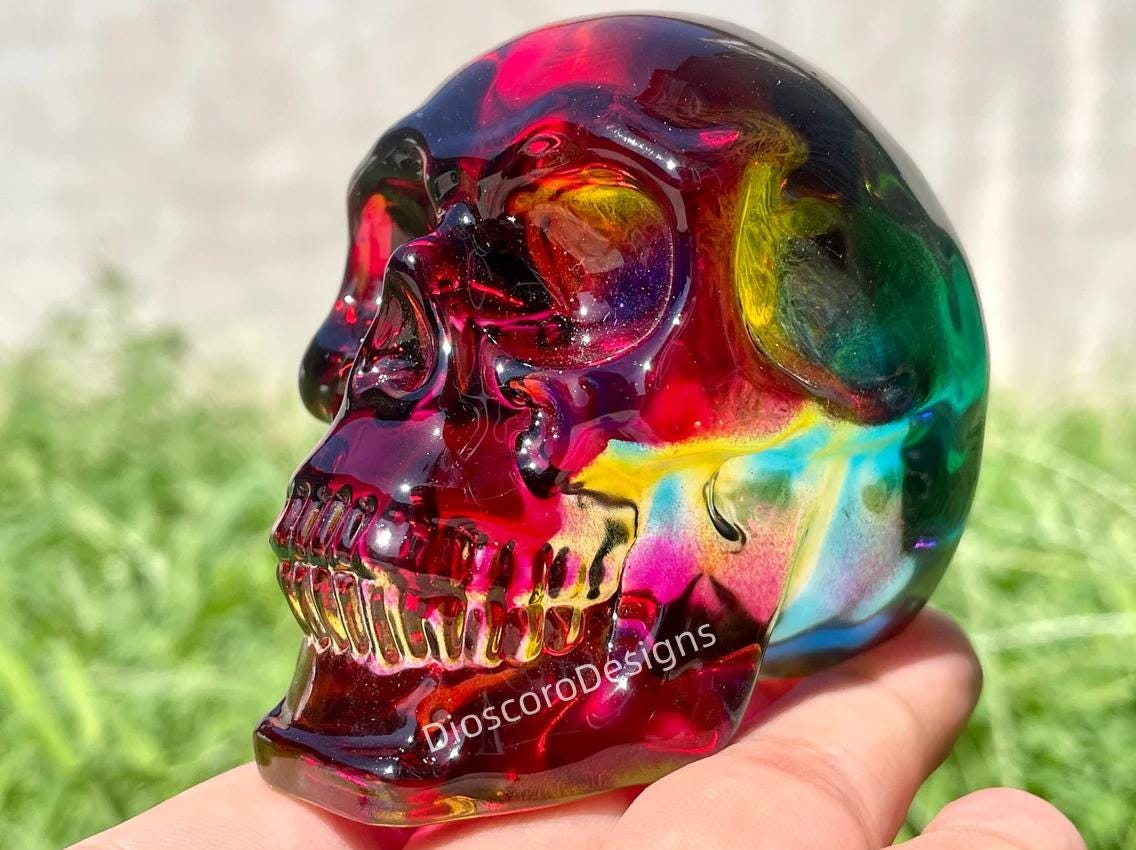 クォーツの頭蓋骨 - Etsy 日本