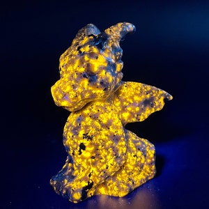3.1&#39;&#39; Natural Yooperlite stone fly dragon,Quartz Crystal dragon skull,Hand carved dragon,Home Decoration,Crystal Gifts,Crystal healing 1pc