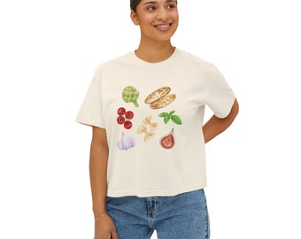 Camiseta cuadrada Italia en mi mente