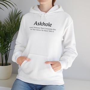 Askhole-hoody met definitie