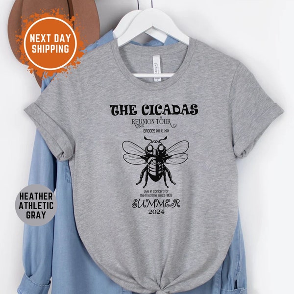 The Cicadas Reunion Tour Comfort Colors® Shirt, lustiges Cicada-Konzert-T-Shirt, Broods 13 und 19 Shirt, Goblincore Shirt, Geschenk für Naturliebhaber