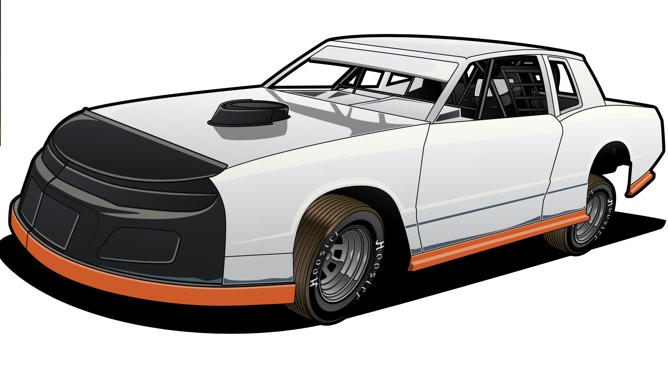 Dirt Street Stock Vector Art: Race Car Illustration for Print - Etsy