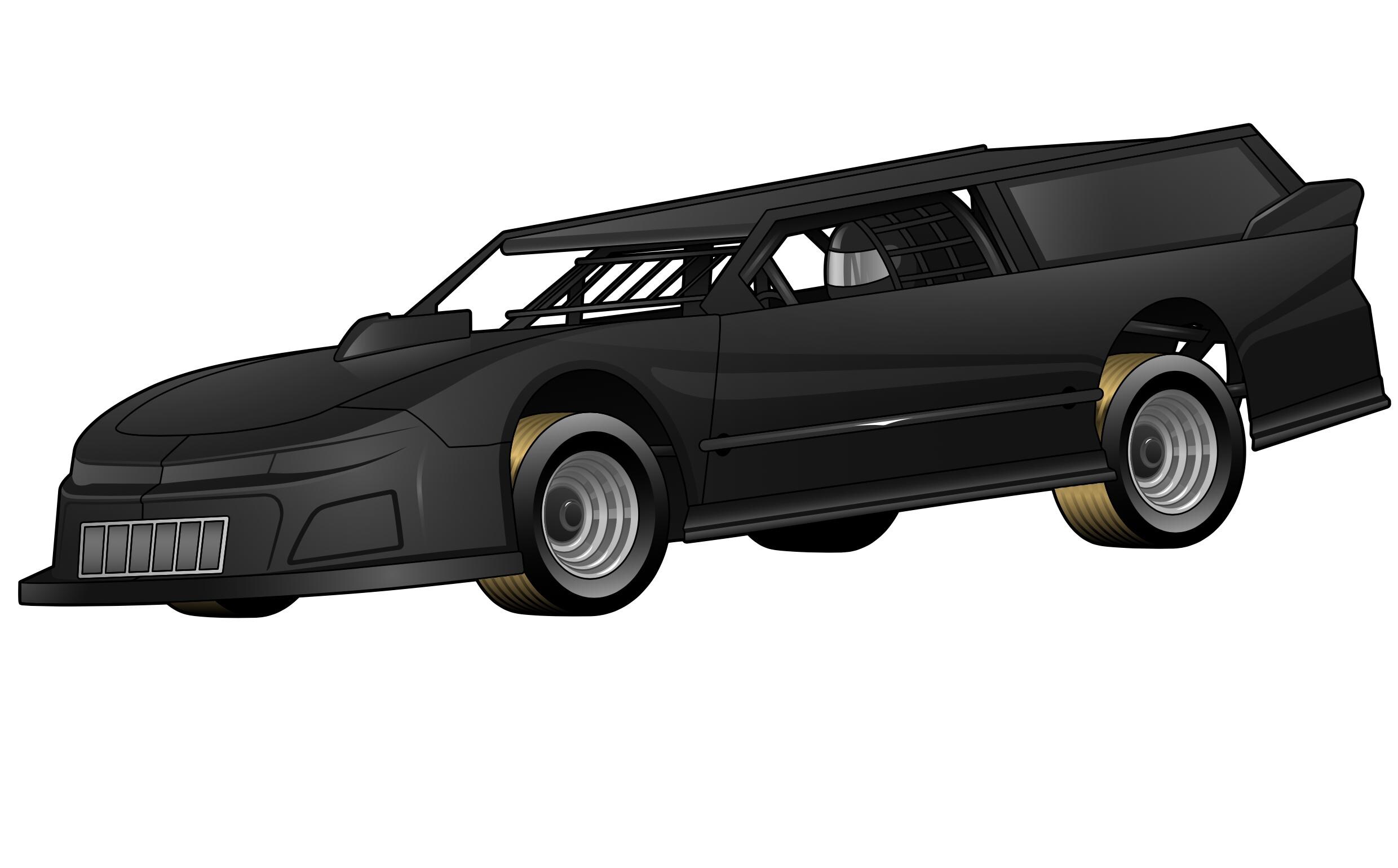 Dirt Street Stock Vector Art: Race Car Illustration for Print - Etsy