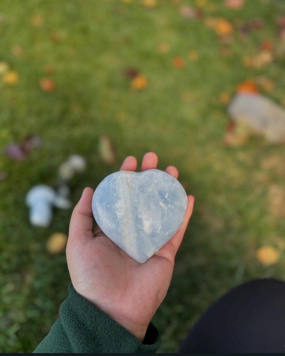 ブルーカルサイトハート - Etsy 日本