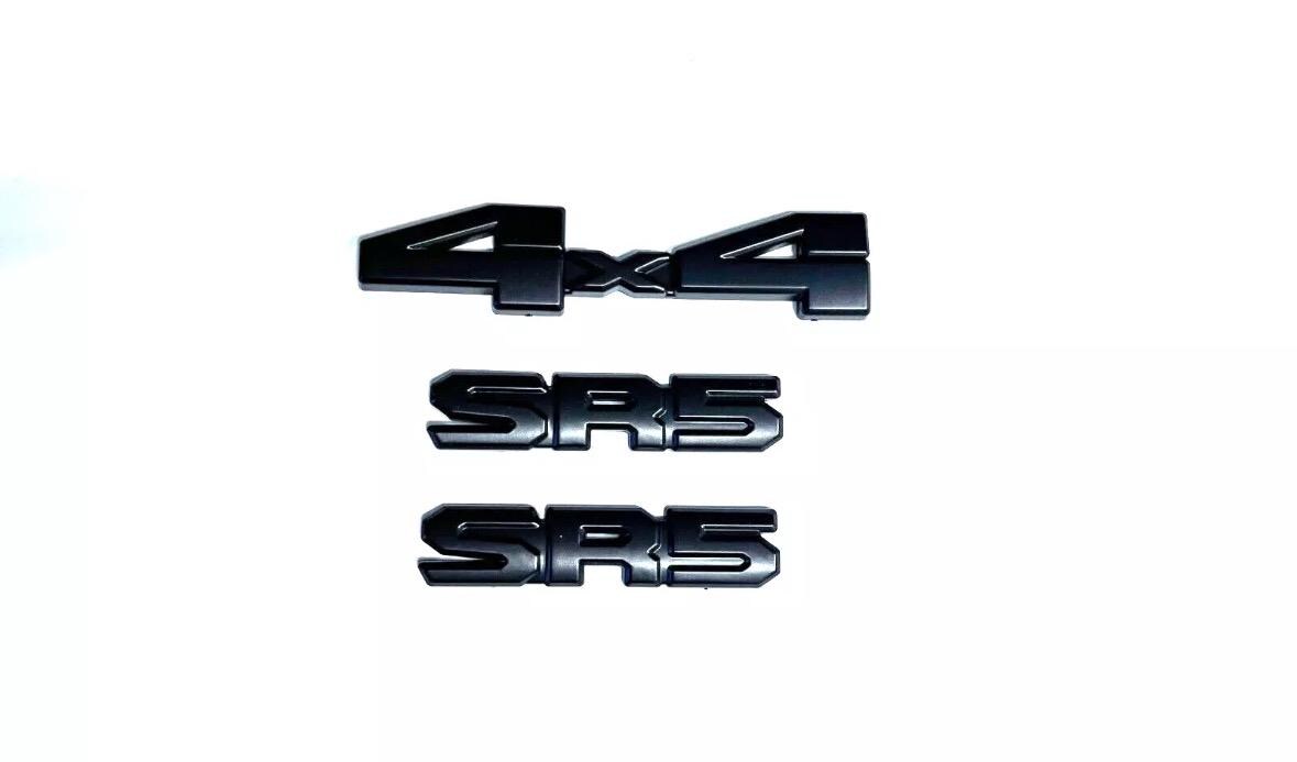 NEW FOR 2010 - 2024 TOYOTA 4RUNNER SR5 MATTE BLACKOUT EMBLEM OVERLAY