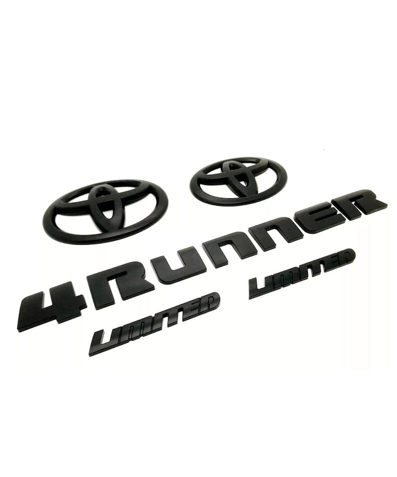 2014-2024 Toyota 4runner Limited Matte Black Emblem Overlay Kit - Etsy