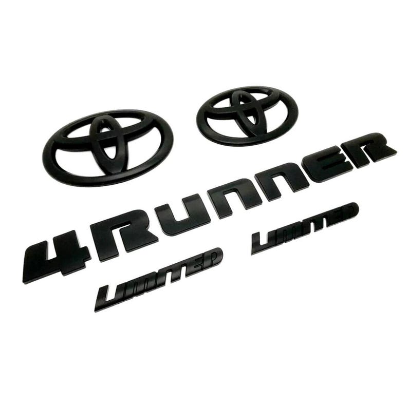 2014-2024 Toyota 4runner Limited Matte Black Emblem Overlay Kit - Etsy