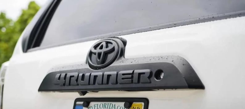 2014-2024 Toyota 4runner Limited Matte Black Emblem Overlay Kit - Etsy