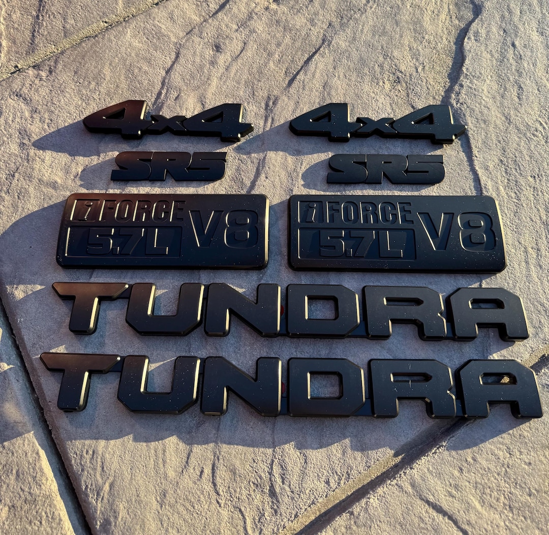 2014-2022 Toyota Tundra SR5 Black Emblem Blackout Kit | PT948-34181-02 ...