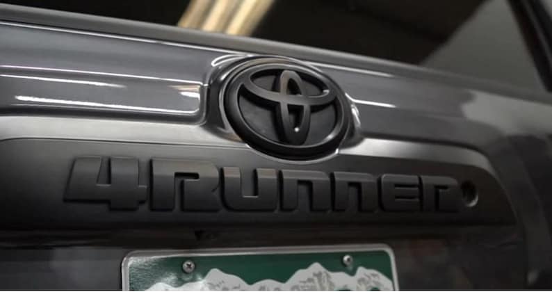 2014-2024 Toyota 4runner Limited Matte Black Emblem Overlay Kit - Etsy