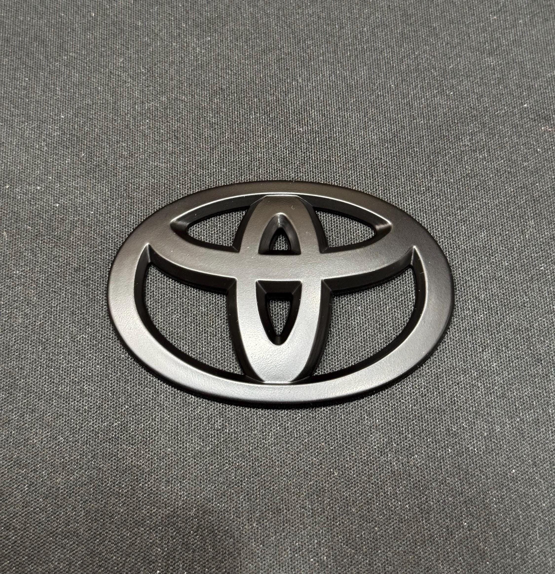 Toyota Steering Wheel Black Emblem Ovelay!