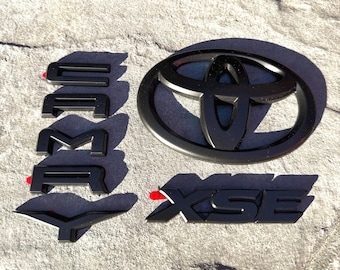 Toyota Camry XSE Badge Emblem Overlays 2018-2024