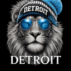 Detroit Lions graphic design